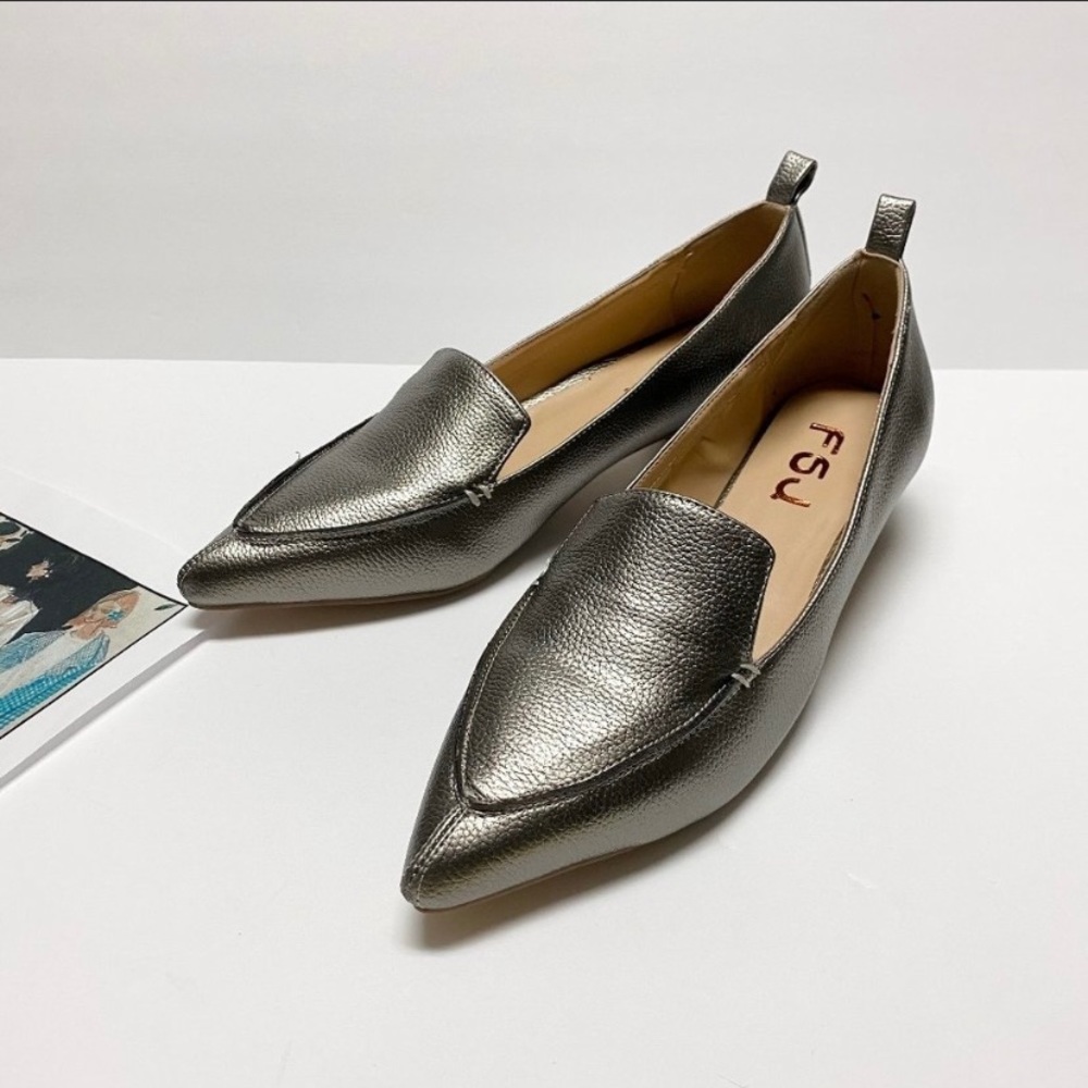 Silver/pewter shoes